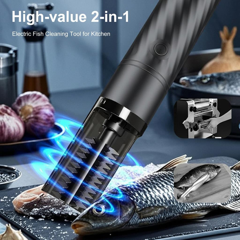 Râpe Électrique Portable Machine Acier Inoxydable Sans Fil Grattoir à Noix de Coco Automatique Manuel à Rouleau pour Cuisine Écaillage Poisson