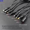 1/3/5PCS 5.5x2.1mm DC Female Power Jack to DC Male Plug Cable 5.5*2.5mm 3.5x1.35 4.0*1.7mm 4.8*1.7 2.5*0.7 Connector Power Cord