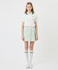 AVEN Zip-Up Polo Shirt White