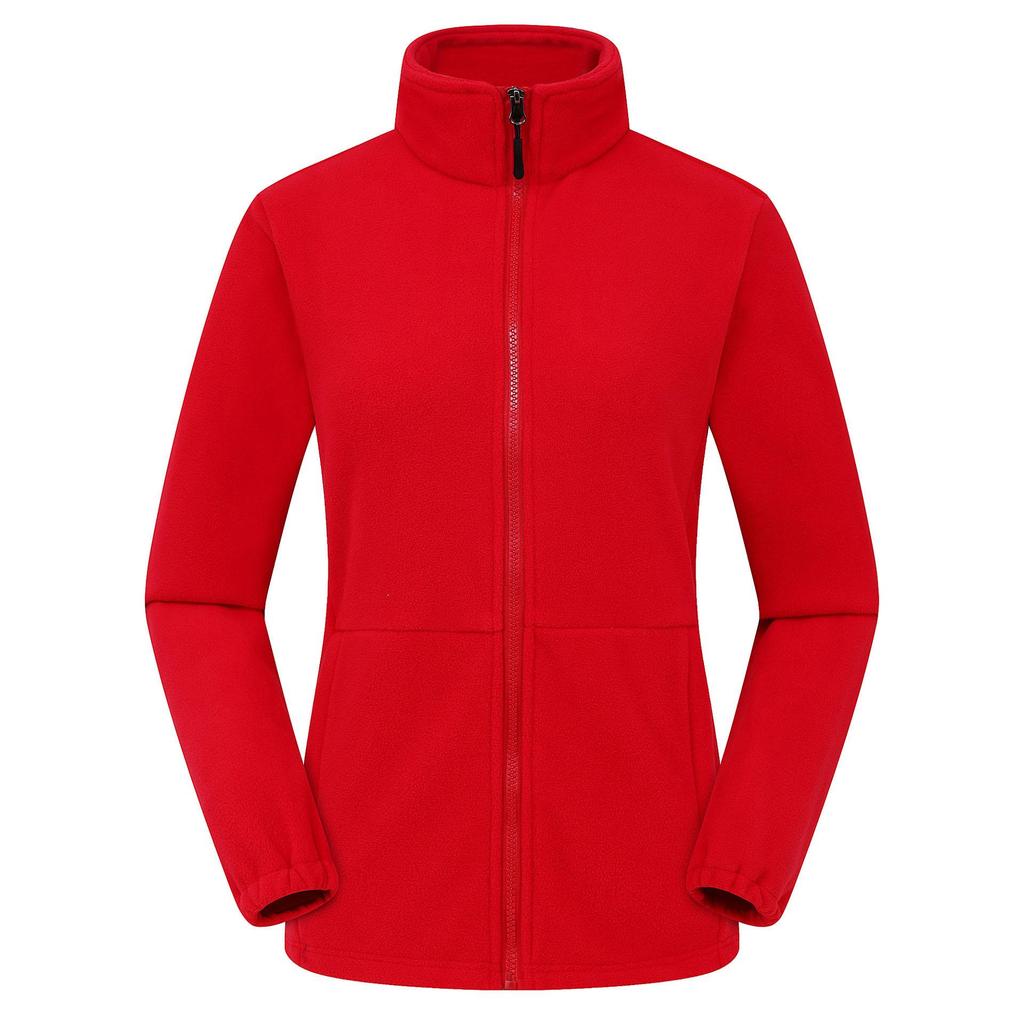 Women's Fleece Jacket Polar Fleece Jacket Outdoor Jacket Spring Autumn and Winter Double-sided Thickened Sweater Cardigan