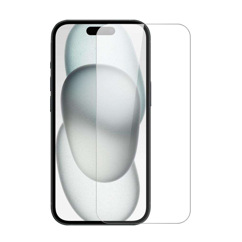 NORTHJO 2Pcs A+ For iPhone 15 Plus Screen Protector Easy Installation Tempered Glass Film