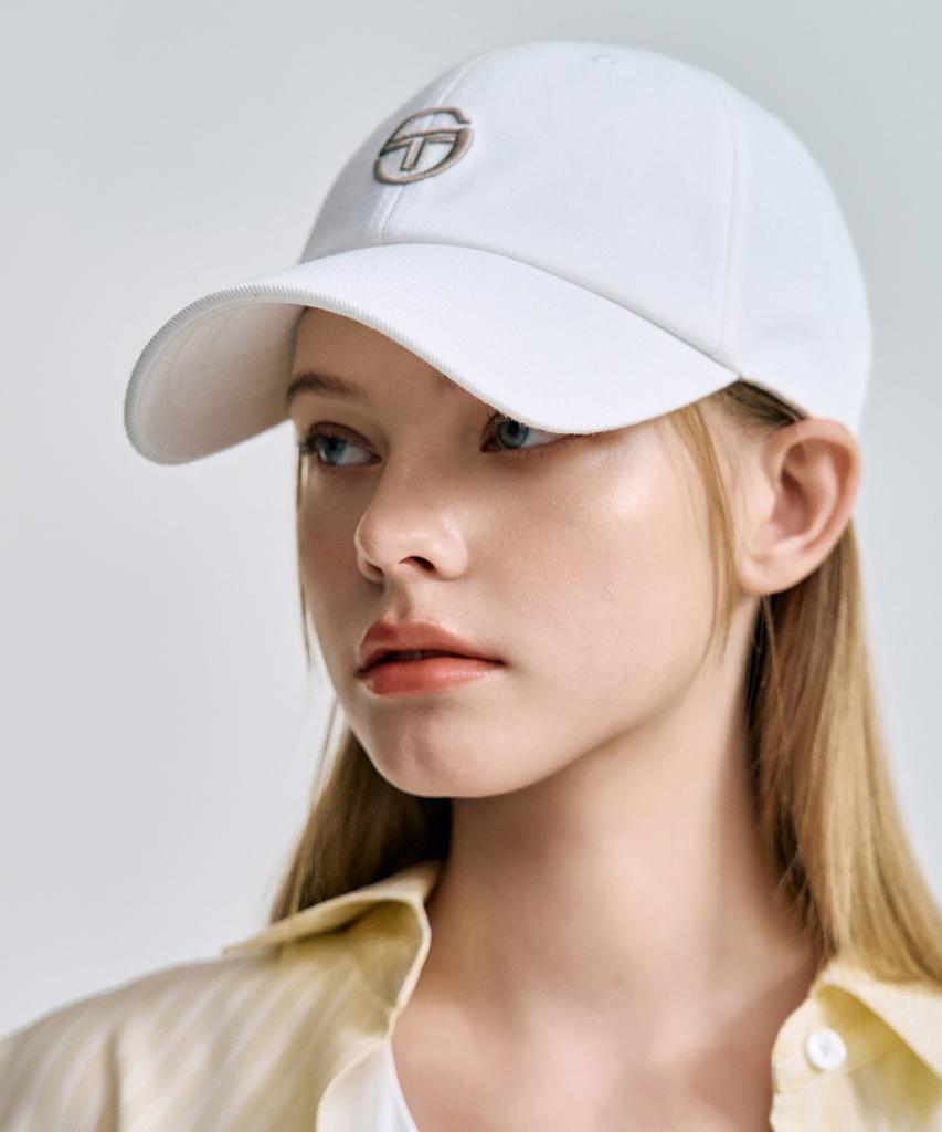 SERGIO TACCHINI U Essential Cotton-Like Ball Cap (White)