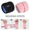 Loogdeel 1Pcs Thin Gym Wrist Wraps Double Strap Support for Weightlifting Tennis Badminton Workout