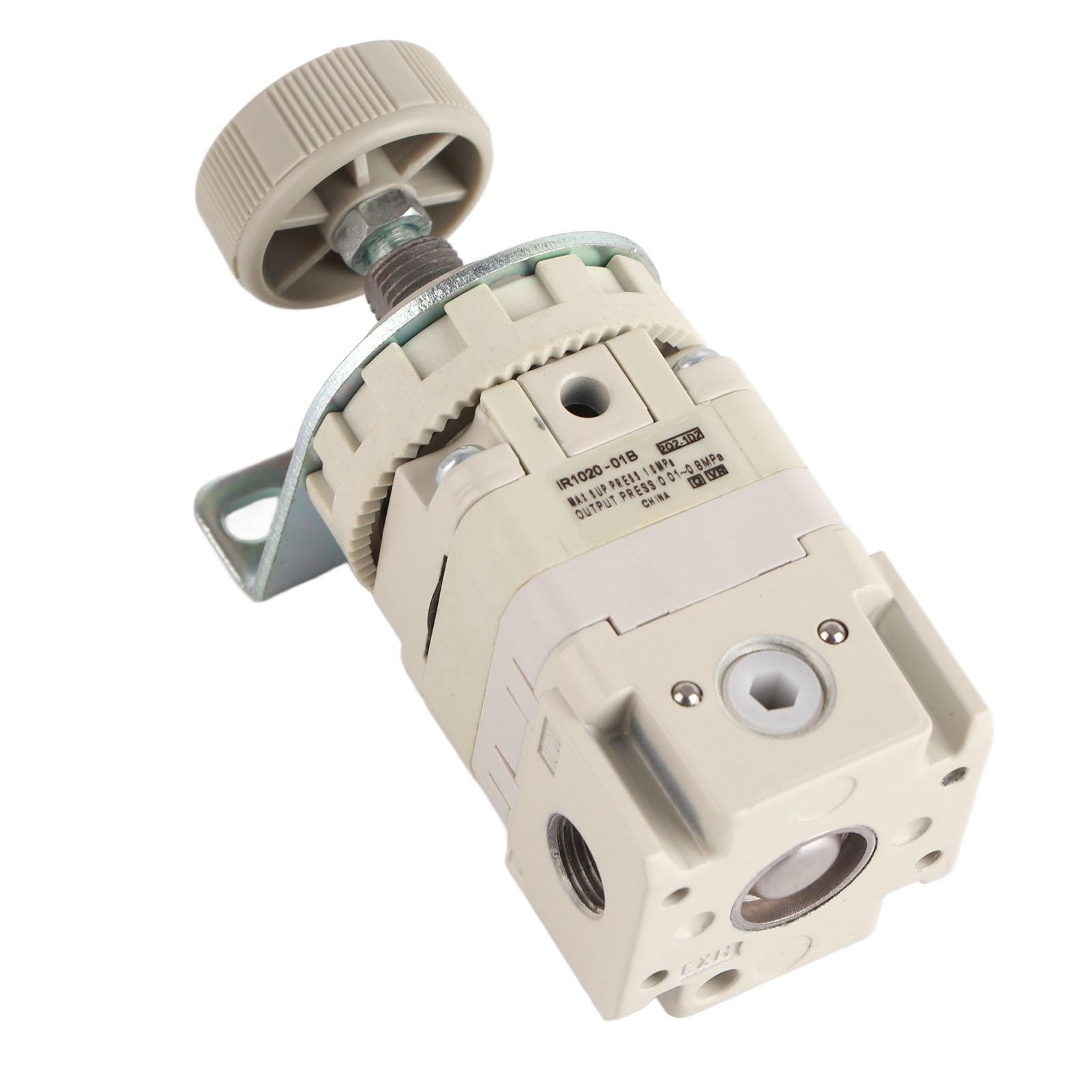 

Pneumatic Compressed Air Regulator Valve with Bracket High Accuracy Pressure Reducing Valve Pneumatic Pressure Regulator as