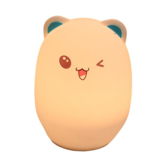 

Ночной светильник с сенсорным управлением, регулируемая яркость, мягкое свечение, симпатичный стол в форме мультфильма B