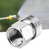 G1/4 Copper Chromeplated Single Sprayer Head Spray Misting Nozzle for Farmland Fruit TreeStraight