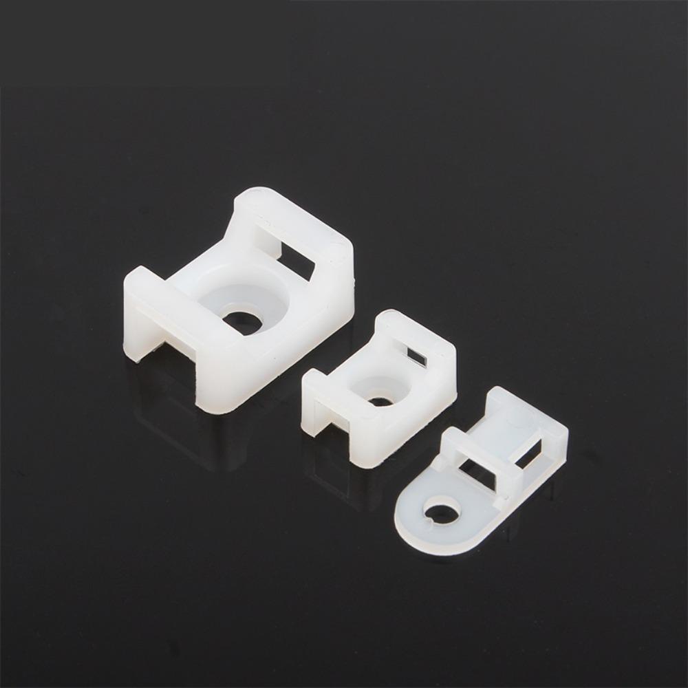 Stent Wire Buddle Plastic Cable Clamp Cable Tie Mounts Holder Fixed Buckle Seat Cable Tie Bracket