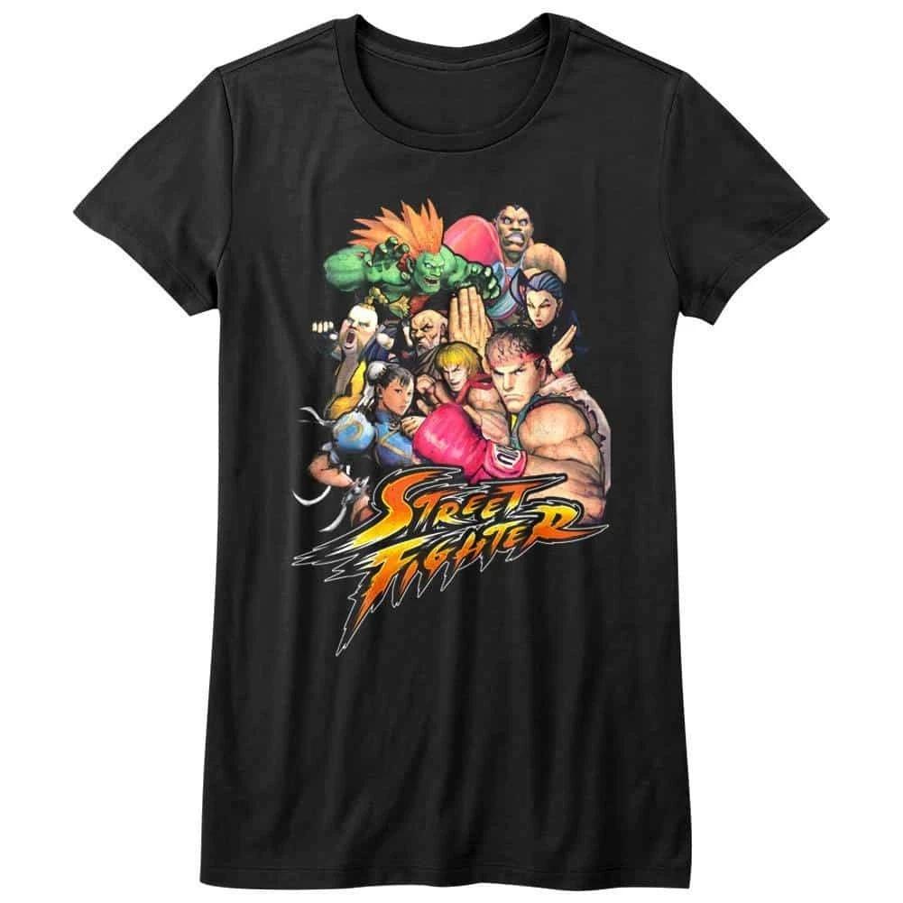 Street Fighter Family Photo Women s T Shirt XL