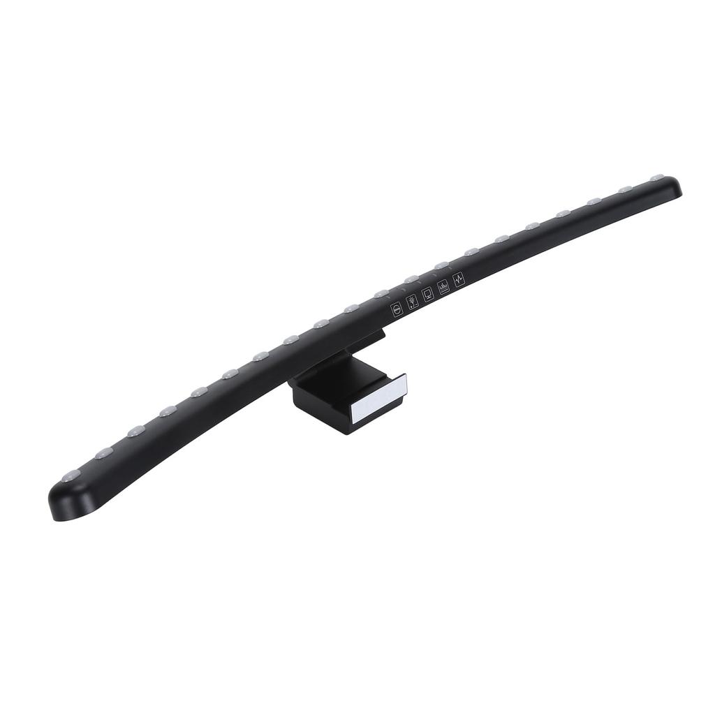 2 In 1 RGB Monitor Light Bar Dual Light Source Voice Activated Musical Rhythm Eye Caring Curved
