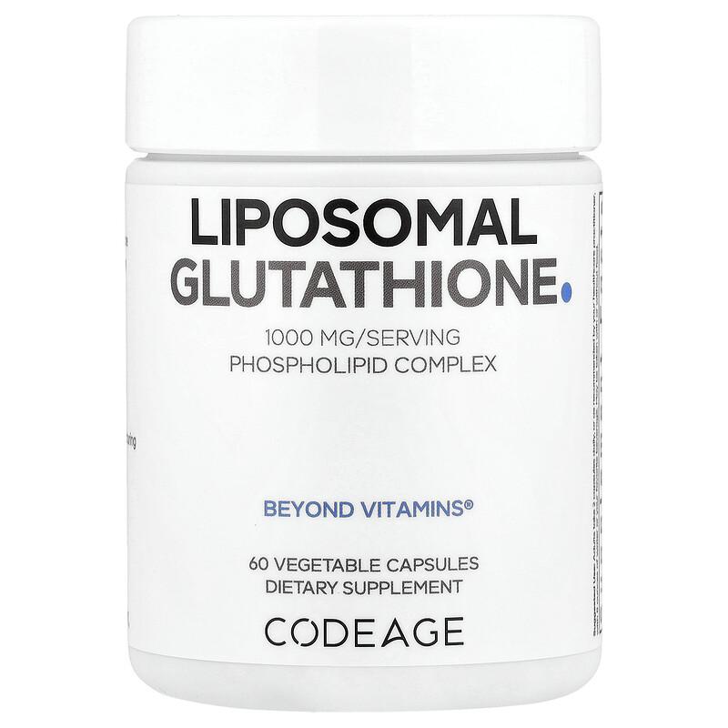 Liposomal Glutathione, 60 Vegetable Capsules (500 mg per Capsule)