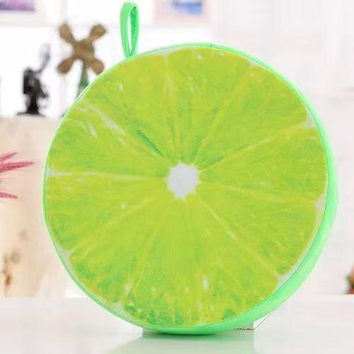 40cm Round Throw Pillows 3D Duplex Print Fruit Shape Cushion Decorative Plush Funny Fruit Stuffed Cushions for Couch Chair