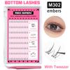 Wimpern-Cluster-Set Ohne Kleber Selbstklebende Wimpern Koreanisches Make-up Natürlicher Look Zarte Einzelwimpern Neue Manga-Wimpern