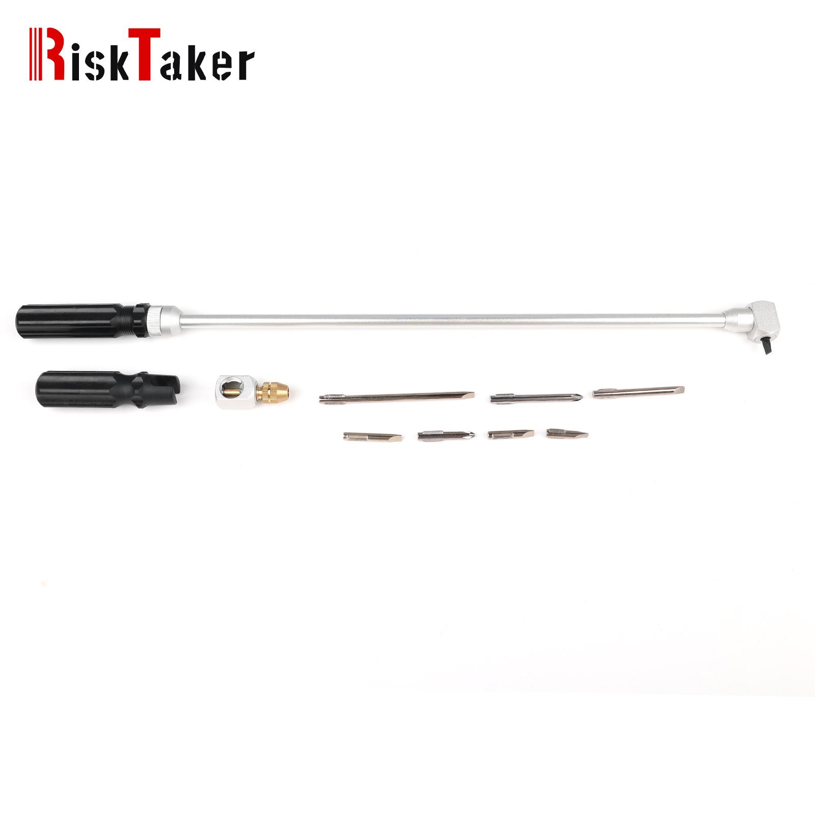 Pilot Screw Adjustment Tool, Pilot Screw Adjusting Tool ATV Motorcycle Accessories 90 Degree серебряный
