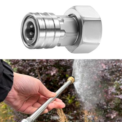 Garden Hose To Pressure Washer Adapter: Convert & Clean With Ease Garden Hose Connectors Joint Straight Quick Connector