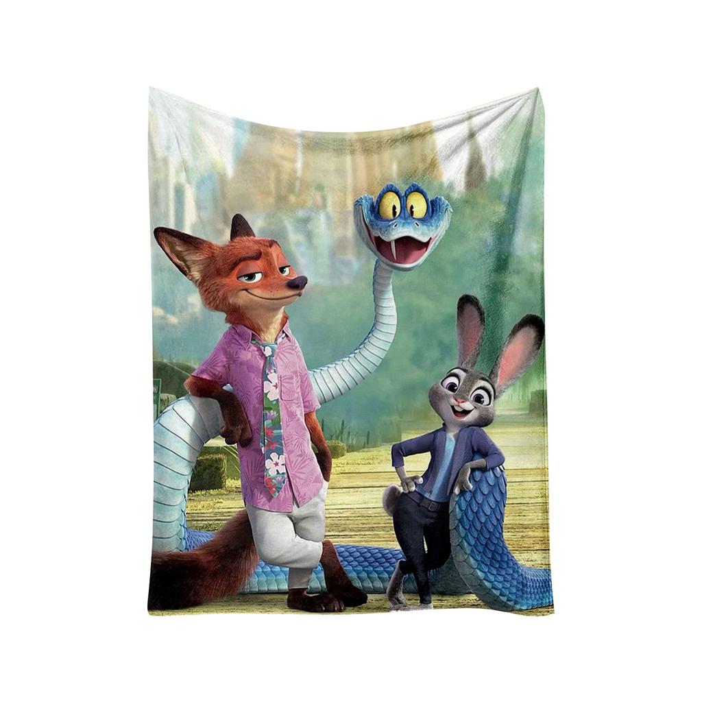 Soft Flannel Blanket, Anime-themed Shawl Blanket, Sofa Blanket, Daily Shawl Blanket