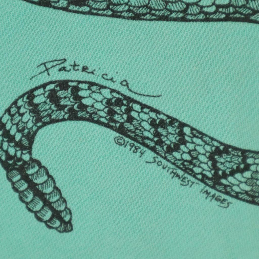 Hanes 80s Made in USA Vintage snake Short sleeve T-shirt Men's Used