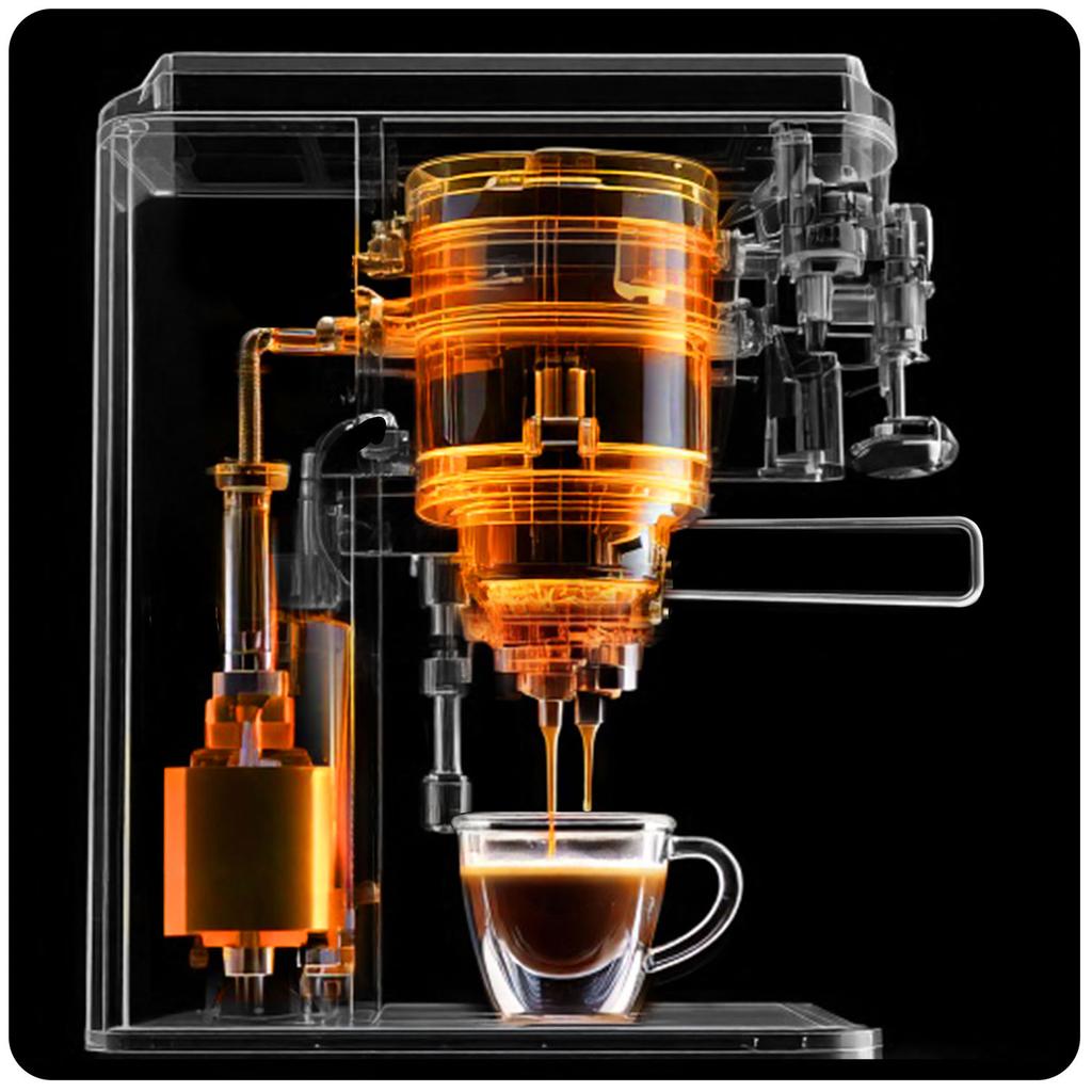 Berdsen Bd-771 20 Bar Espresso Machine, Black