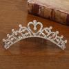 Rhinestone Tiara for Girls - Princess Crown Headpiece, Birthday Gift & Performance Hair Accessory
