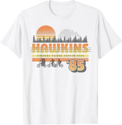 Netflix Stranger Things Hawkins Strange Things 85 T-Shirt Retrò