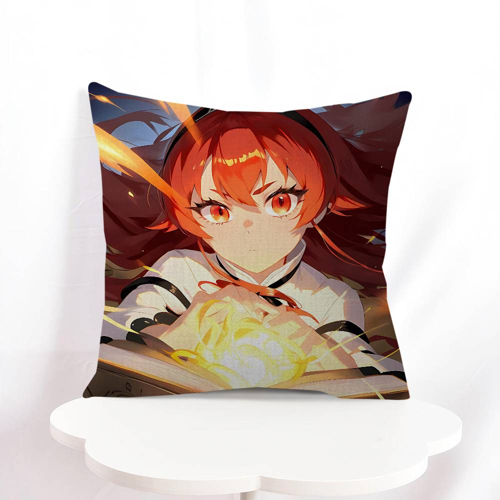 

Эрис Бореас Грейрат Персонализированная Наволочка Пылезащитный Чехол для Подушки Спальня Детская Вечеринка Декорация Наволочка День Рождения Детский Подарок 16x16Inch