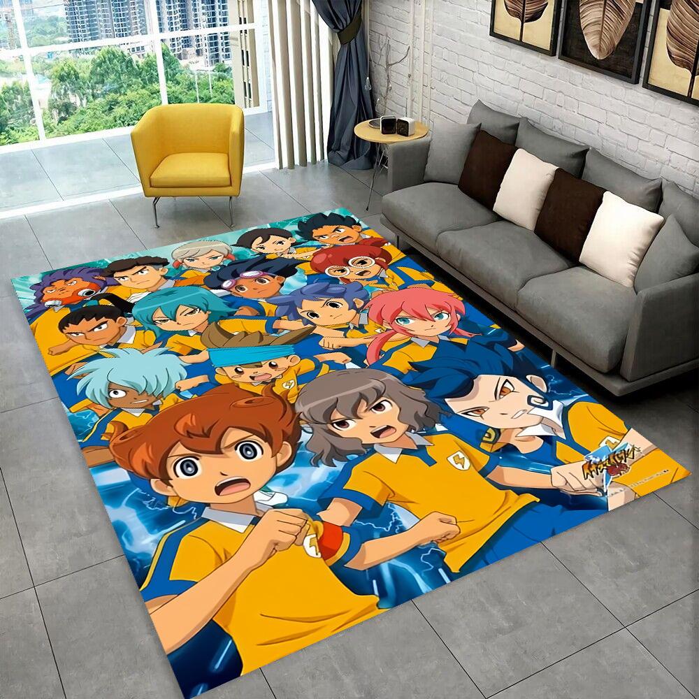 Anime Inazuma Eleven Mark Evans Zeichentrick Teppich, Teppich für Wohnzimmer Schlafzimmer Sofa Fußmatte Dekoration, Rutschfeste Bodenmatte