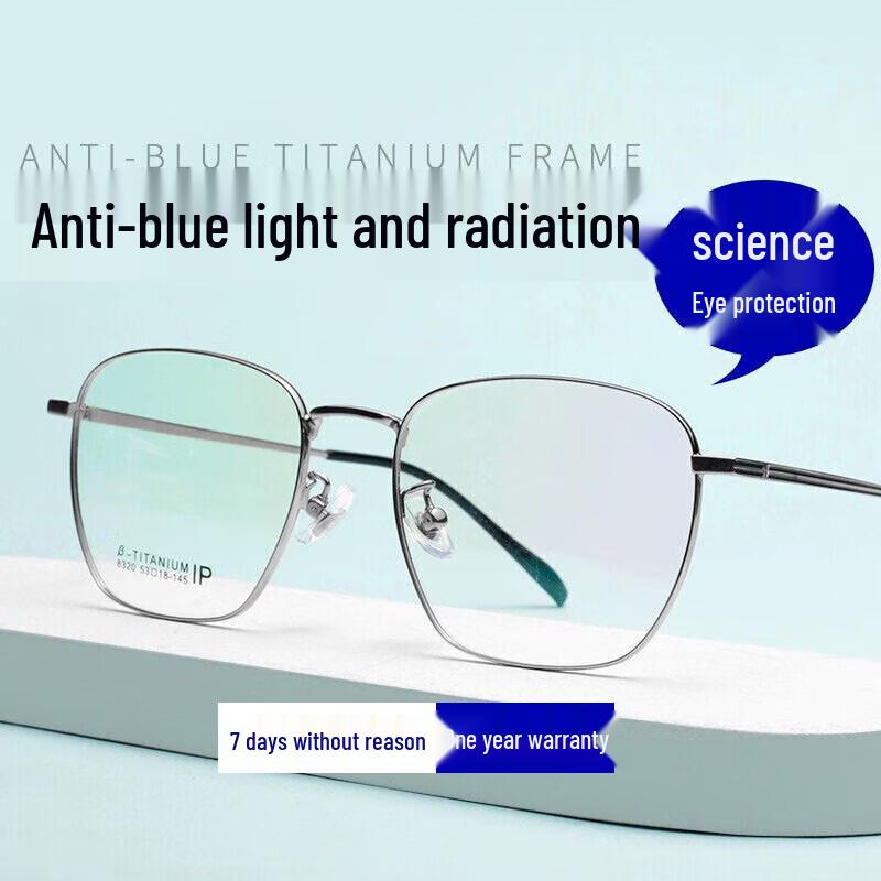 Jardin D'amour Titanium Anti-Blue Light Computer Glasses