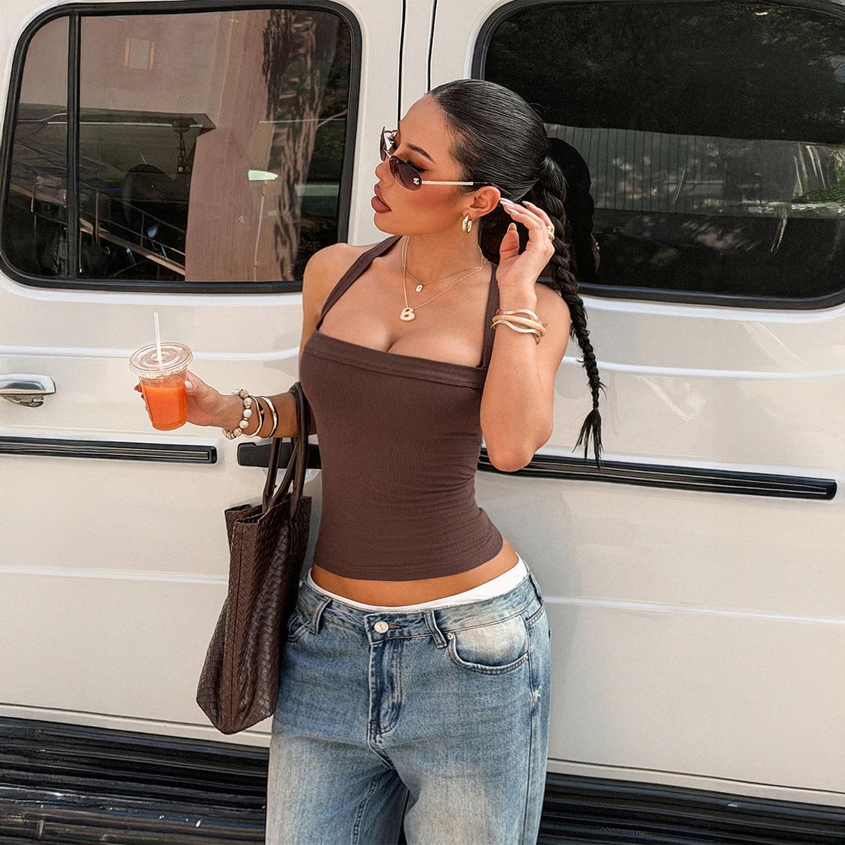 Y2K Spicy Girl Camisole Bandeau Vest Women s Top - 2026 Summer Collection Extra Large