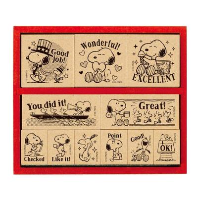 Beverly Snoopy Známka Dřevěná Sada Odměnových Známek, Sada, Angličtina, SDH-112