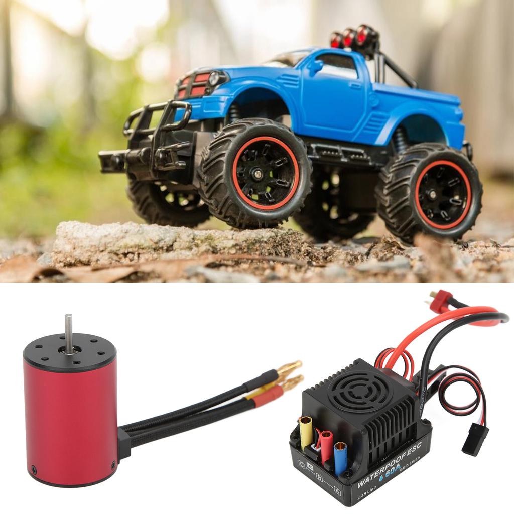Kaufe S3650 4300KV Brushless Motor 60A Brushless ESC Combo Set für 1/10