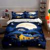 Moonlit Forest Scene. Bedding Duvet Cover Sets Duvet Covers Pillowcases Gifts (1 * Duvet Cover 2 * Pillowcases, Without Duvet Insert)