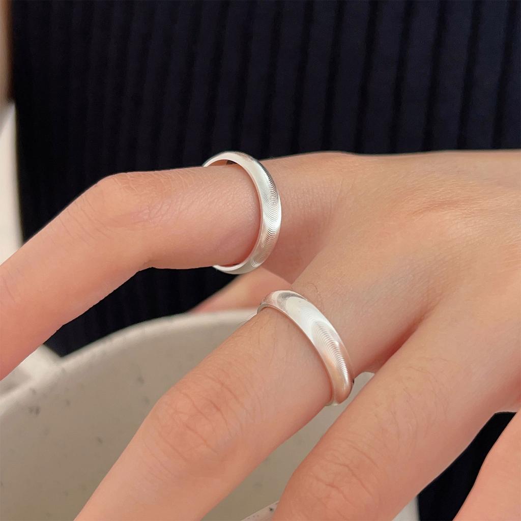 Versatile Cats Eye Design Ripple Rings Modern Ripple Wave Decorated Rings Stylish Rings Accessory for Fashion Lovers