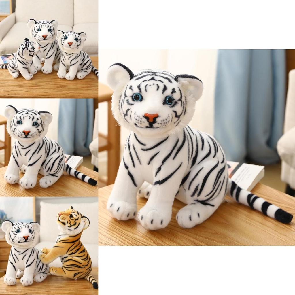 Adorável Tigre de Pelúcia Cartoon Fofo e Realista Perfeito Para Crianças e Colecionadores