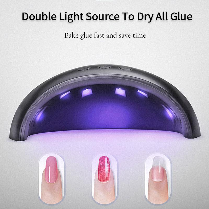 LINMANDA Panda Nail Dryer Machine Portable USB Plug Home Use Nail Lamp For Drying Curing Nail Varnish UV LED Lamp Manicure Tool
