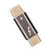 Type C Male to Type C Male Adapter Aluminium Alloy 40Gbps PD Fast Charging USB C Male to Male