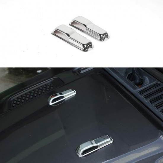 Car Engine Hood Hinge Cover Decor Trim Accessories for Jeep Wrangler JL JLU JT C