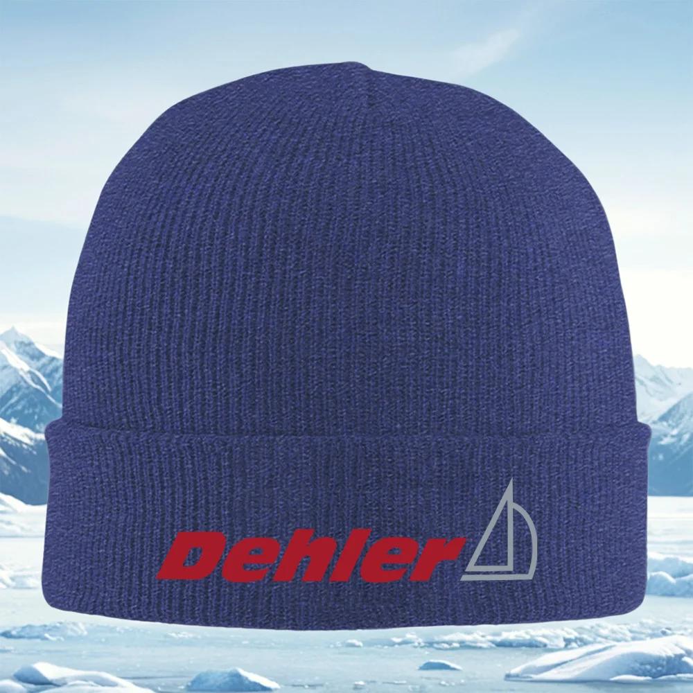 Red Word Boat Symbol Design Unisex Women Unisex Knitted Hat Beanie Pullover Cap Winter Thermal Warm Christmas Outdoor Cycling Hikin