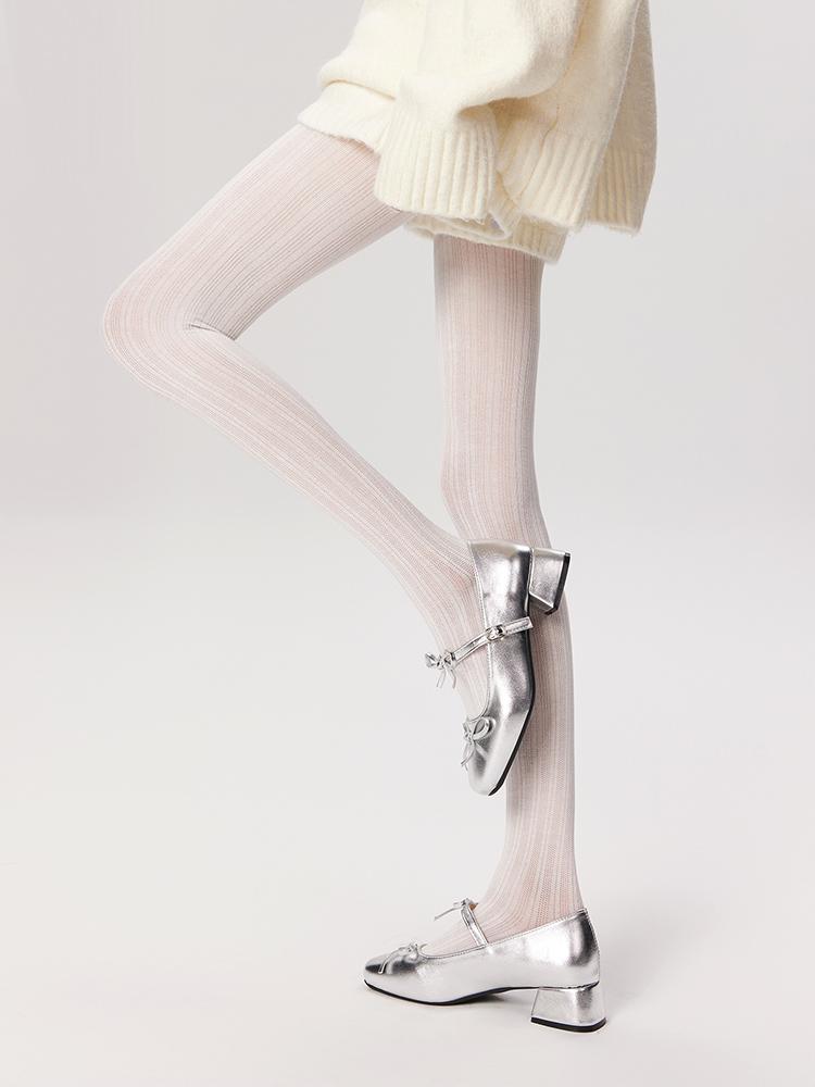 Y2K Gestrickte Gestreifte Sexy Strumpfhose Damen Basic Lässige Strumpfhose 2026 Frühling Dünn Durchsichtig Strumpf