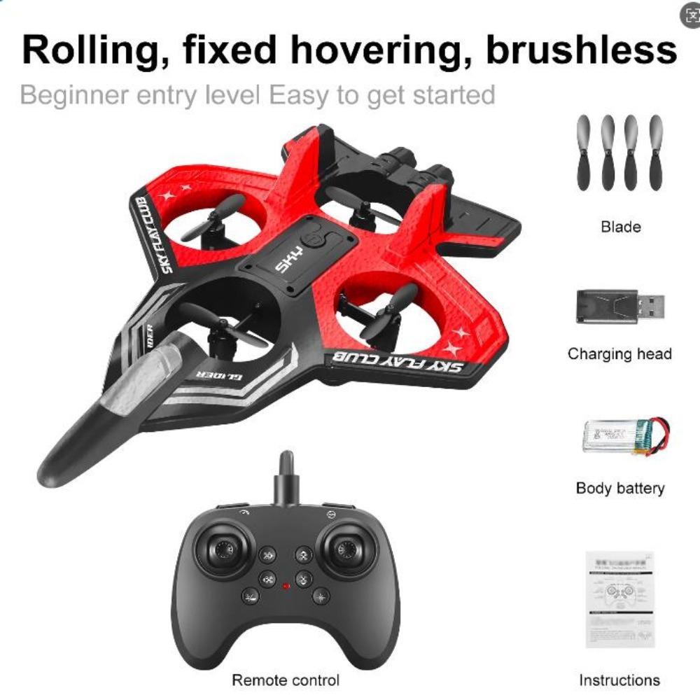 Gravity Sensing Remote Control Foam Fighter Rechargeable RC Hobby Jet Plane  Kids Gifts