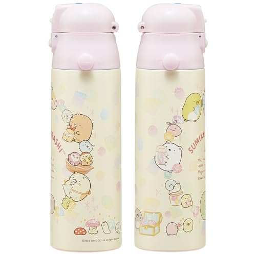 Skater Children's Stainless Steel Water Bottle Direct Drinking 580ml Sumikkogurashi Mole House Cold Storage Waterbottle Sports Bottle Cute Kids Childr