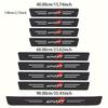 9PCS Car Door Sills Guards Stickers Film Anti Scratch Carbon Fiber Protector Scuff Pedal Cover Auto Accessories
