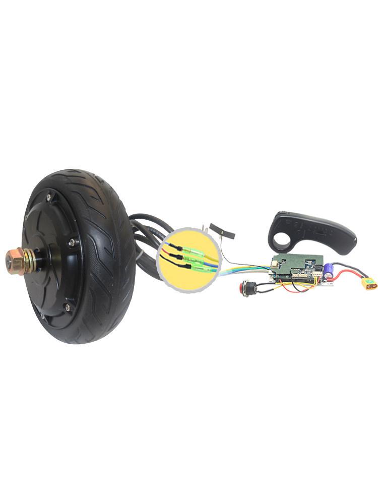 6.5-inch DC Brushless Hub Motor, 170 High Torque for Robot, Food Cart, or Electric Tow Tractor.