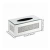 Tissue Box Holder Decorative Cover Tabletop for Vanity, Desk