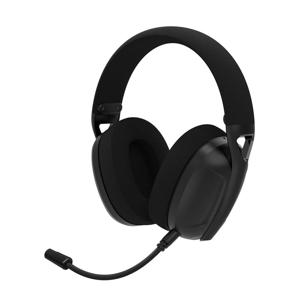 ATTACK SHARK L80 Gaming Lightweight Wireless 20mS Low Wireless 40mm Stereo Surround Pluggable Compatible with Black Over-Ear Headphones, Headset,