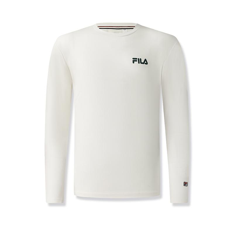New FILA Tennis T Shirts Men's Heron White WT A11M533201F-WT