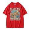 New Marcus The Worm Funny Meme TShirts Unisex Women Vintage Trending Classic Humor T Shirts Casual Oversized Loose Tshirt Clothing