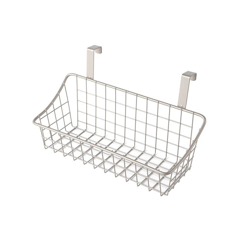 Dormitory bedside hanging basket small shelf Dormitory good goods wrought iron storage basket Hook type storage basket