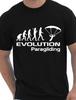 Evolution Of Paragliding Paragliders Gift Mens T Shirt Size S-XXL