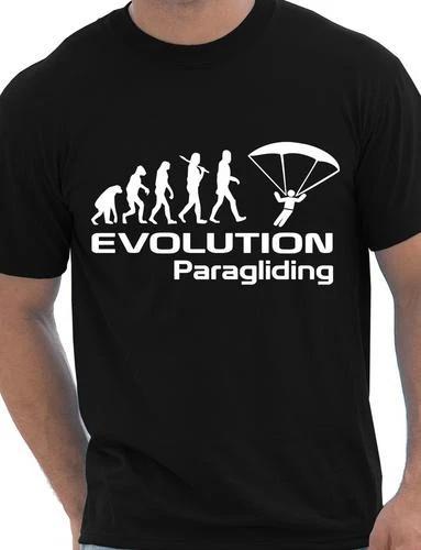 Evolution Of Paragliding Paragliders Gift Mens T Shirt Size S-XXL S