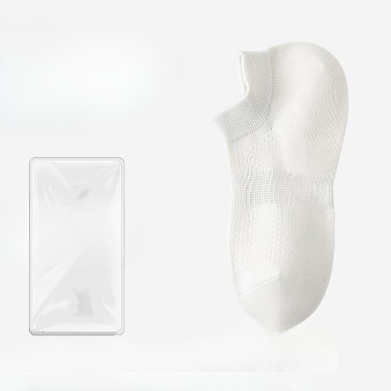 Female Summer Pure Cotton Non-slip Mesh Can Not Fall with Breathable Shallow Mouth Invisible Short Cotton Socks