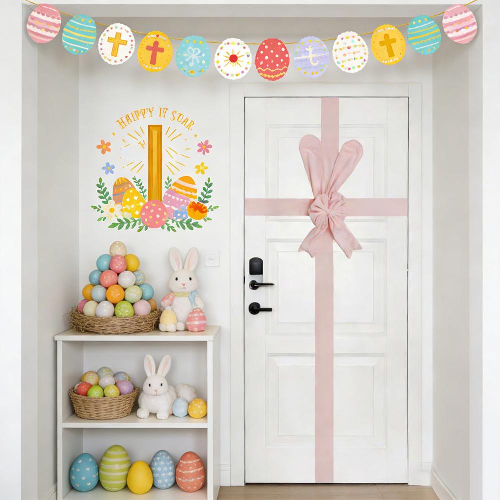 Decorative Velvet Bow Easter Velvet Door Ribbon Bow Pink Wreath Decoration for Gate Cabinet Festival Wrapping for Fireplace